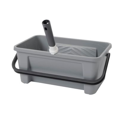 Seau à peinture GoodHome 8L plastique gris