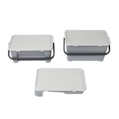 Seau à peinture GoodHome 8L plastique gris