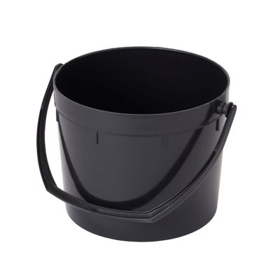 Seau à peinture rond noir Ø18 x H.14,5 cm 2L