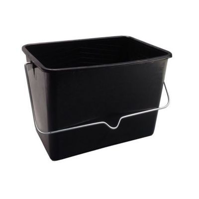 Seau à Peinture SupaDec ST5322 – 15 Litres En Plastique Noir, Robuste Et Pratique