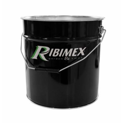 Seau à cendres 18 litres en métal peint poêle cheminée barbecue