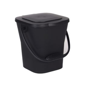 Seau compost EDA gris 6L en plastique