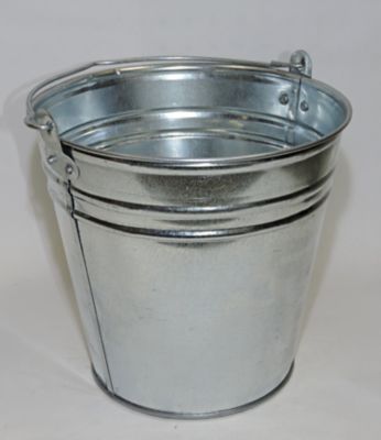 KOTARBAU® Seau 7L Robuste Galvanisé en Acier à Poignée Ergonoique