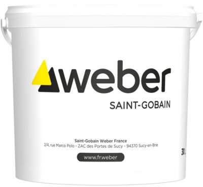 Seau mélangeur pour préparation sur chantier 30L Weber