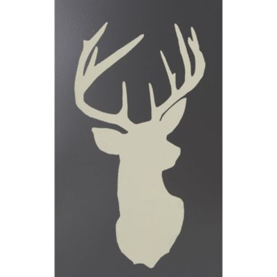 Seau à pellets en métal - Métal noir Cerf