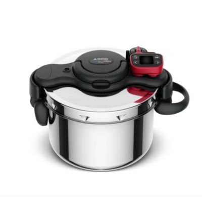 Seb - Autocuiseur Clipso Now plus - 6L - Minuteur intelligent - Inox - Tous feux