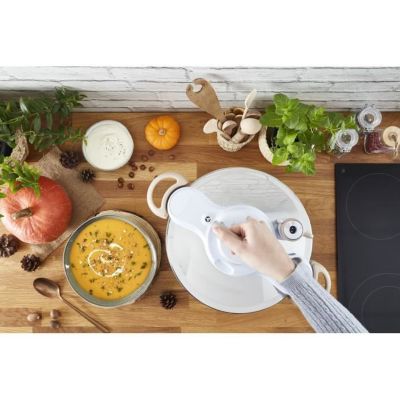 SEB Cocotte-minute 6 L (4-6 pers), Inox recyclable, Clipso Minut Eco, P4620773