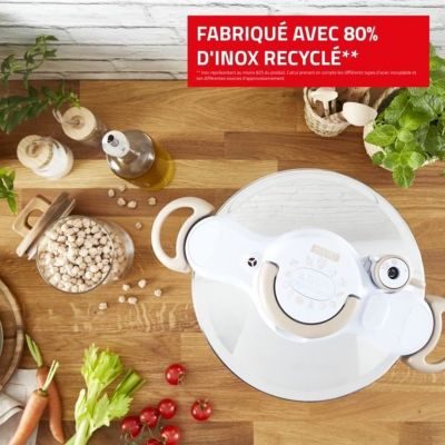 SEB Cocotte-minute inox, Autocuiseur 7,5 L