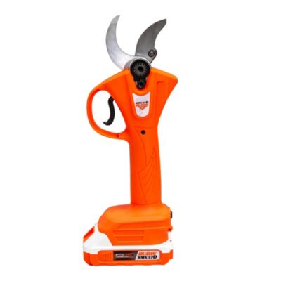Secateur electrique sans fil RURIS RMX370 pour la taille des arbres et arbustes, coupe nette et rapide, leger et (sans batterie)