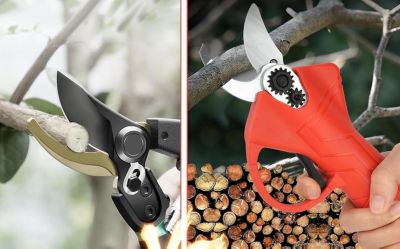 Secateurs Electriques Rechargeables 2000mAh - 30mm Coupe Max Batterie 21V