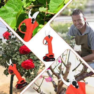Secateurs Electriques Rechargeables 2000mAh - 30mm Coupe Max Batterie 21V