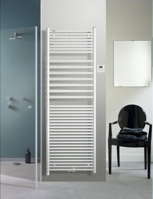 Sèche-serviette électrique CORSAIRE 2 blanc digital étroit 300W