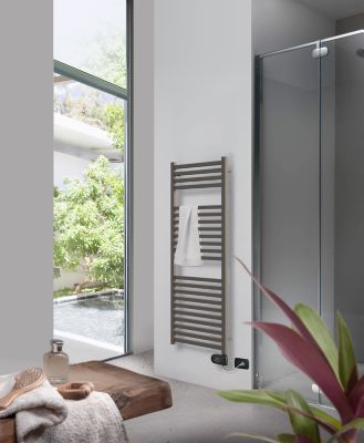 Sèche-serviette Quadro 500W taupe - Deltacalor