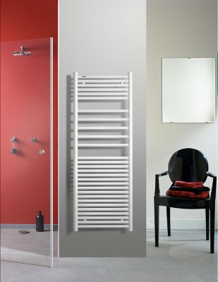 Sèche-serviettes eau chaude en acier Acova Angora blanc 615W