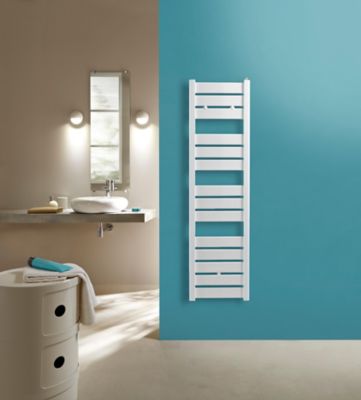 Sèche-serviettes eau chaude en acier Acova Madras blanc 516W