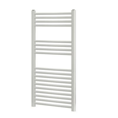 Sèche-serviettes eau chaude en acier Blyss blanc 411W