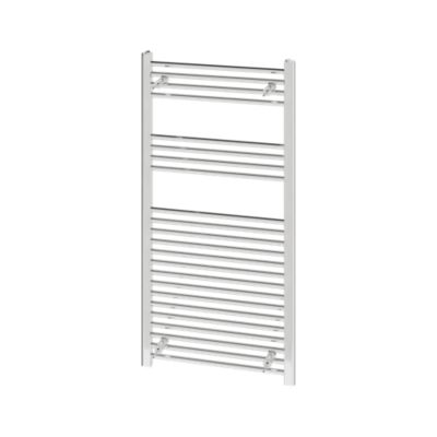 Sèche-serviettes eau chaude en acier Flomasta argent 415W