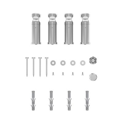 Sèche-serviettes eau chaude en acier Flomasta argent 415W