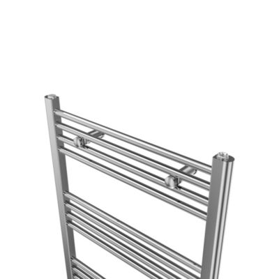 Sèche-serviettes eau chaude en acier Flomasta argent 415W