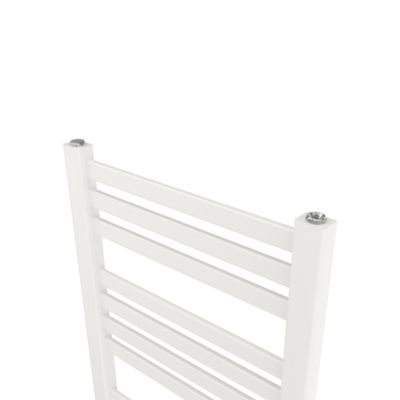 Sèche-serviettes eau chaude en acier GoodHome Aspley blanc 333W