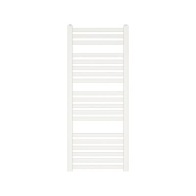 Sèche-serviettes eau chaude en acier GoodHome Aspley blanc 485W