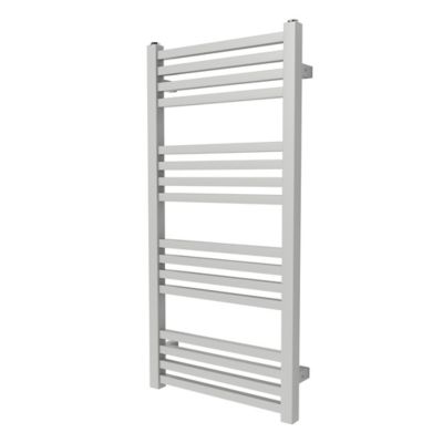 Sèche-serviettes eau chaude en acier GoodHome Duala gris 16 barres - 325 W