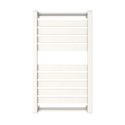 Sèche-serviettes eau chaude en acier GoodHome Loreto vertical blanc 344 W