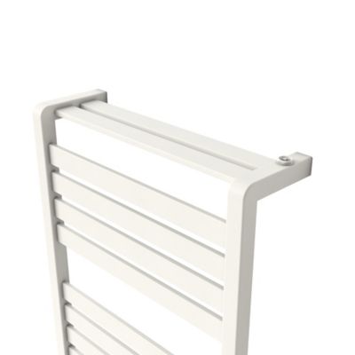 Sèche-serviettes eau chaude en acier GoodHome Loreto vertical blanc 344 W