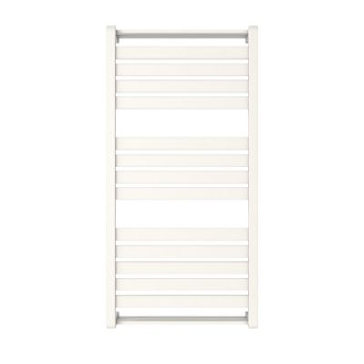 Sèche-serviettes eau chaude en acier GoodHome Loreto vertical blanc 546 W