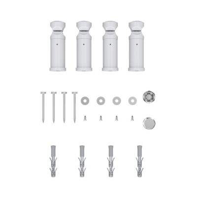 Sèche-serviettes eau chaude plat en acier Flomasta blanc 609W