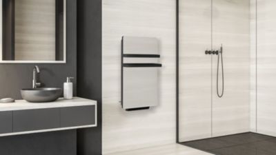 Sèche-serviettes électrique 1400W miroir, Carrera Silam air
