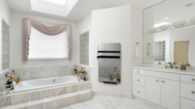 Sèche-serviettes électrique 1400W miroir, Carrera Silam air
