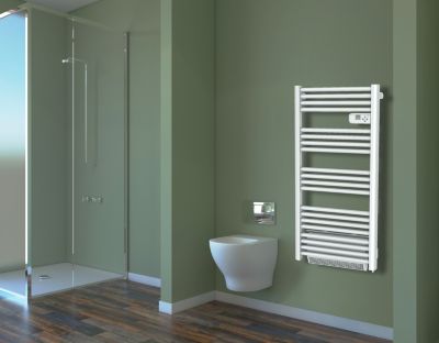 Sèche-serviettes électrique 1750W blanc, Carrera Saturne