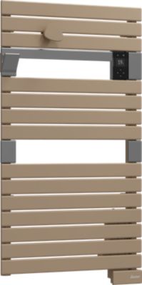 Sèche-serviettes électrique 500W marron cappuccino, Sauter Asama II