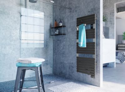 Sèche-serviettes électrique 750W anthracite, Sauter Asama II