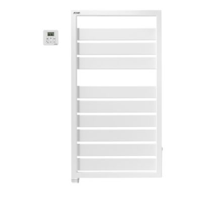 Sèche-serviettes électrique à inertie fluide 500W blanc, Acova Astrakan