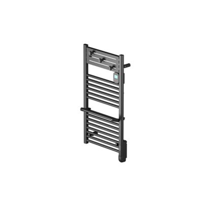 Sèche-serviettes électrique à inertie fluide 500W noir, Noirot Actibain
