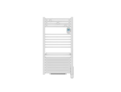 Sèche-serviettes électrique à inertie fluide 500W + soufflerie 1000W, Noirot Actibain