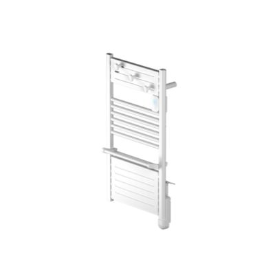 Sèche-serviettes électrique à inertie fluide 500W + soufflerie 1000W, Noirot Actibain