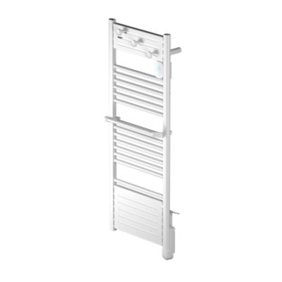 Sèche-serviettes électrique à inertie fluide 500W + soufflerie 1000W, Noirot Actibain