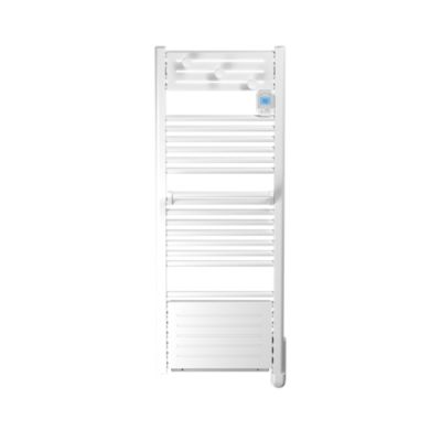 Sèche-serviettes électrique à inertie fluide 500W + soufflerie 1000W, Noirot Actibain
