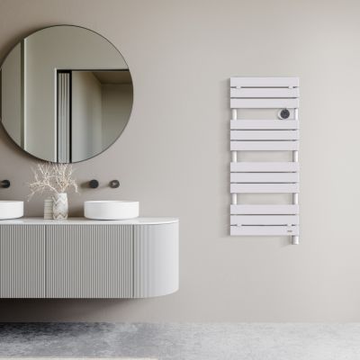 Sèche-serviettes électrique à inertie fluide 700W blanc, De'Longhi Merak Digit