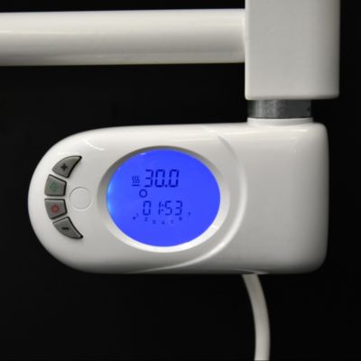Sèche-serviettes électrique à inertie fluide 750W blanc, Deltacalor Stendino