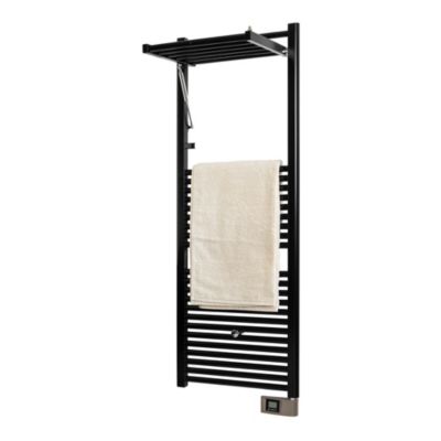 Sèche-serviettes électrique à inertie fluide 750W noir, Deltacalor Stendino
