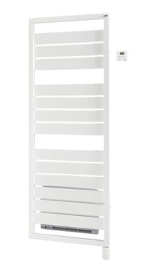 Sèche-serviettes électrique à inertie fluide Acova Astrakan +Air blanc 750W + soufflerie 1000W