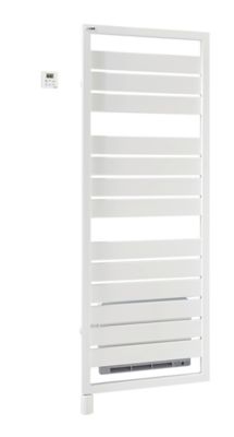 Sèche-serviettes électrique à inertie fluide Acova Astrakan +Air blanc 750W + soufflerie 1000W