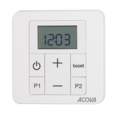 Sèche-serviettes électrique à inertie fluide Acova Astrakan +Air blanc 750W + soufflerie 1000W