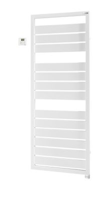 Sèche-serviettes électrique à inertie fluide Acova Astrakan blanc 750W