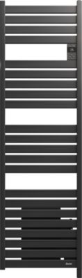 Sèche-serviettes électrique à inertie fluide anthracite 750W + soufflerie 1000W, Sauter Kelud