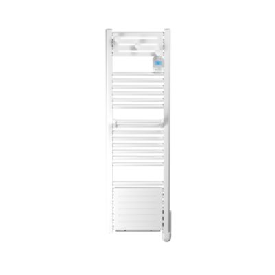 Sèche-serviettes électrique à inertie fluide compact 300W + soufflerie 1000W, Noirot Actibain